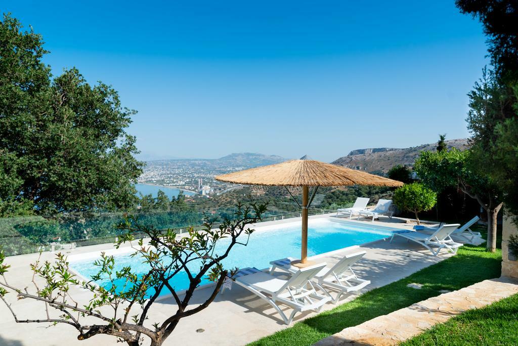 Villa Vollard With Amazing View Pool Ηράκλειο Κρήτης Ανέσεις φωτογραφία