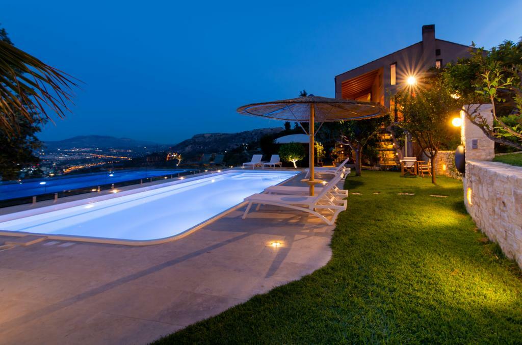 Villa Vollard With Amazing View Pool Ηράκλειο Κρήτης Ανέσεις φωτογραφία